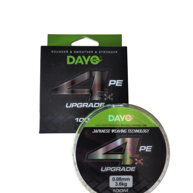 Плетёный шнур DAYO Upgrade X4 0.045 мм, 100 м